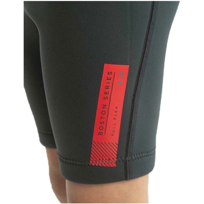 2024 Jobe Junior Boston 2mm Back Zip Shorty Neopreno 3036210 - Red